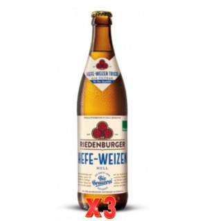 Pack de 3 unidades Cerveza Weisse (Trigo) Riedenburger 50Cl Riedenburger