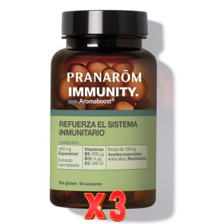 Pack de 3 unidades Aromaboost Immunity 60 Capsulas Pranarom