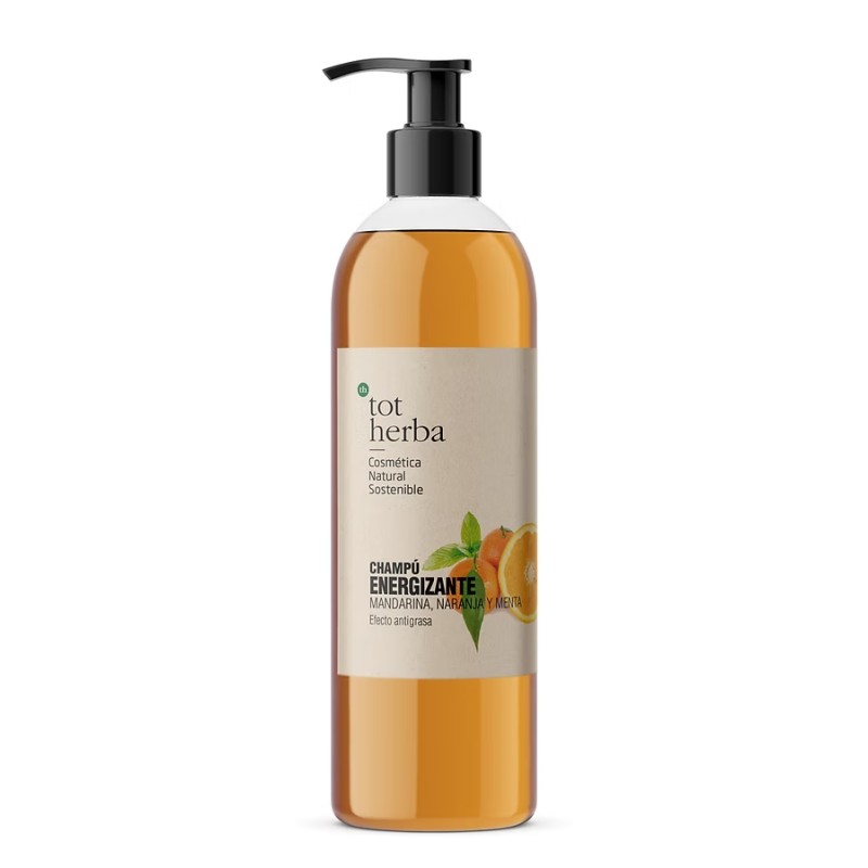 Champú Energizante Mandarina Y Naranja 500 Ml Tot Herba Champú Energizante Mandarina Y Naranja 500 Ml Tot Herba