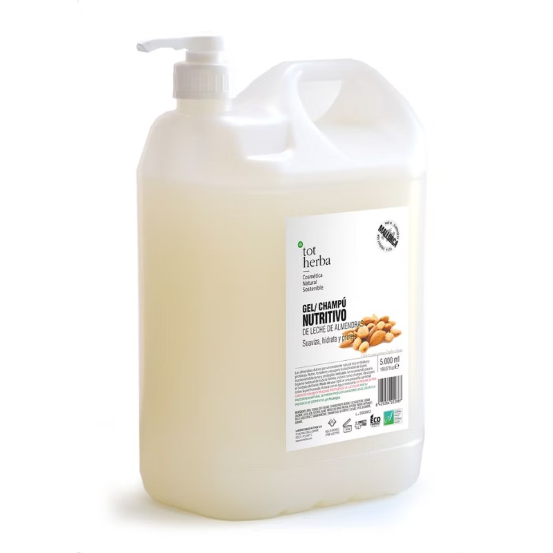 Gel Champú Leche De Almendras 5 Litros Tot Herba