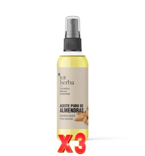 Pack de 3 unidades Aceite De Almendras 100 Ml Tot Herba