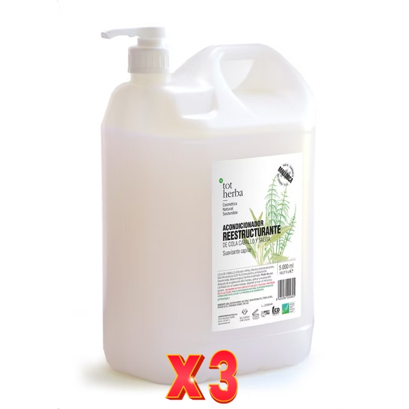 Pack de 3 unidades Acondicionador Cola Caballo-Salvia Tot Herba Pack de 3 unidades Acondicionador Cola Caballo-Salvia Tot Herba