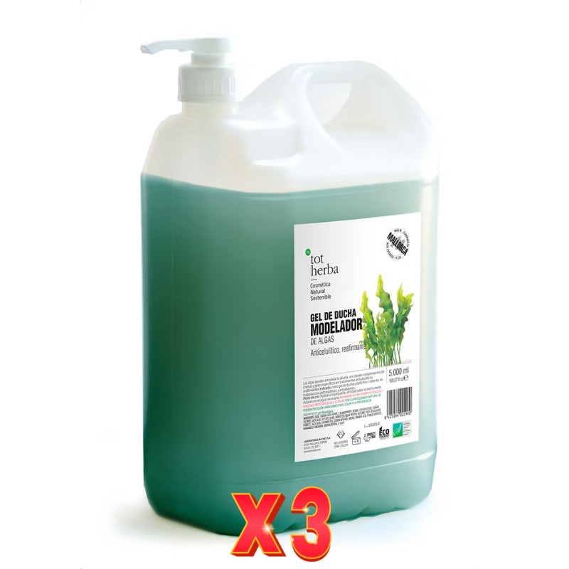 Pack de 3 unidades Gel Ducha Algas 5 Litros Tot Herba Pack de 3 unidades Gel Ducha Algas 5 Litros Tot Herba