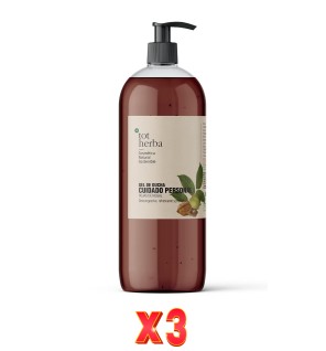 Pack de 3 unidades Gel Ducha Higiene Intima Hojas De Nogal 1000 Ml Tot Herba