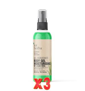 Pack de 3 unidades Gel Hidratante Aloe Vera Con Tea Tree Oil 100 Ml Tot Herba