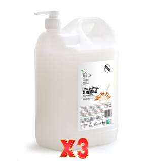 Pack de 3 unidades Leche Corporal Almendras 5 Litros Tot Herba