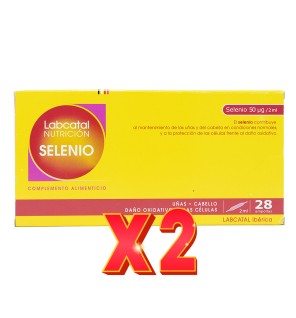 Pack de 2 unidades Selenio 21 28X2 Ampollas Labcatal