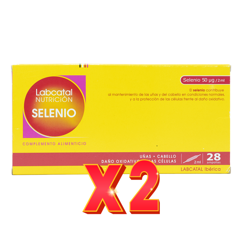 Pack de 2 unidades Selenio 21 28X2 Ampollas Labcatal