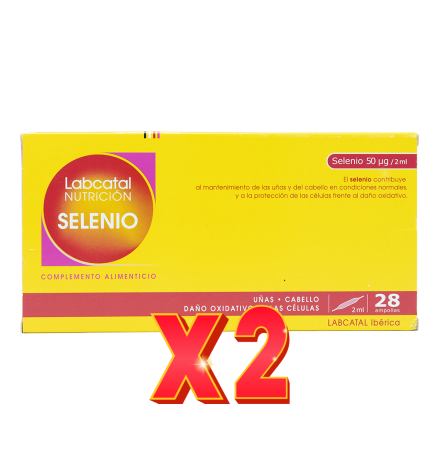 Pack de 2 unidades Selenio 21 28X2 Ampollas Labcatal
