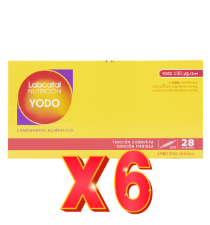 Pack de 6 unidades Yodo 7 28X2Ml Ampollas Labcatal