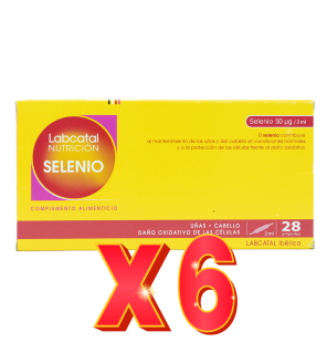 Pack de 6 unidades Selenio 21 28X2 Ampollas Labcatal