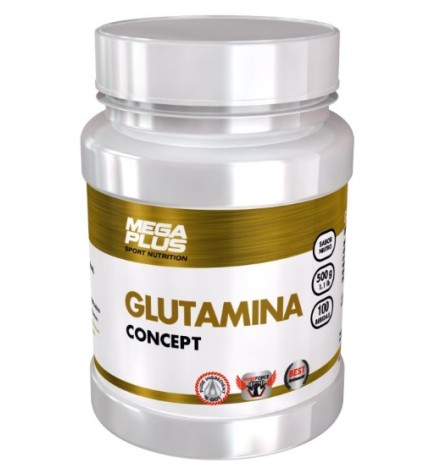 Glutamina Concept 500 G Mega Plus
