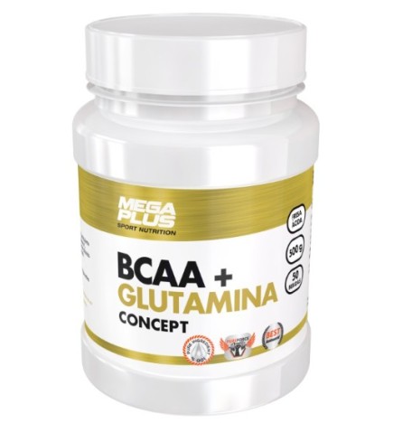 Bcaa+Glut Concept 500G Tropical Mega Plus