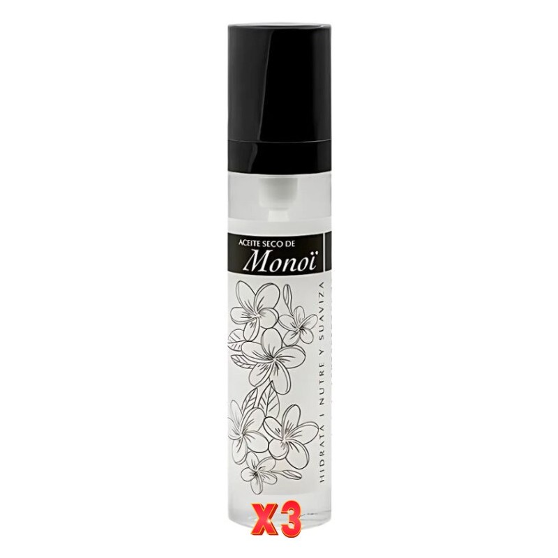 Pack de 3 unidades Aceite Seco De Monoï 100Ml Plantis Artesania Pack de 3 unidades Aceite Seco De Monoï 100Ml Plantis Artesania