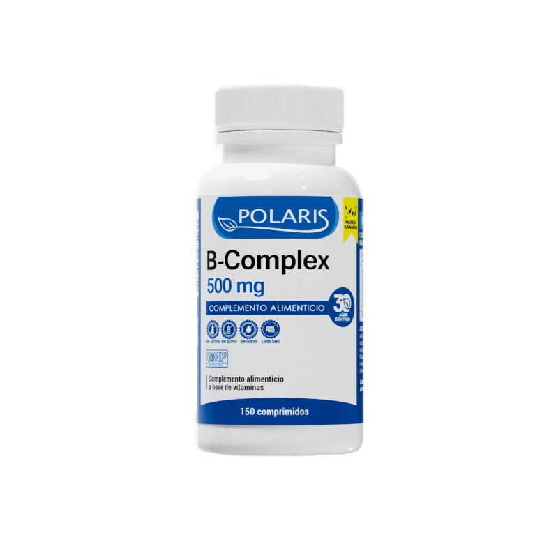 Vitamina B-Complex 500 Mg 150 Comprimidos Polaris Vitamina B-Complex 500 Mg 150 Comprimidos Polaris