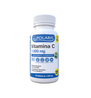 Vitamina C 1000 Mg 50 Comprimidos Polaris