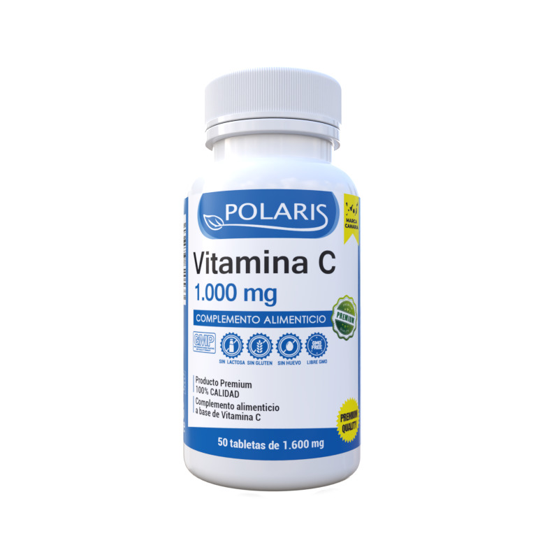 Vitamina C 1000 Mg 50 Comprimidos Polaris