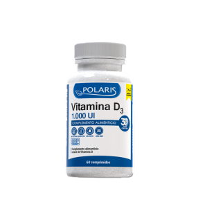 Vitamina D3 1000Ui 60 Comprimidos Polaris