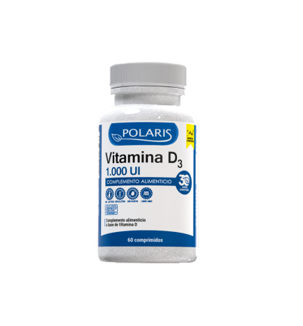 Vitamina D3 1000Ui 60 Comprimidos Polaris