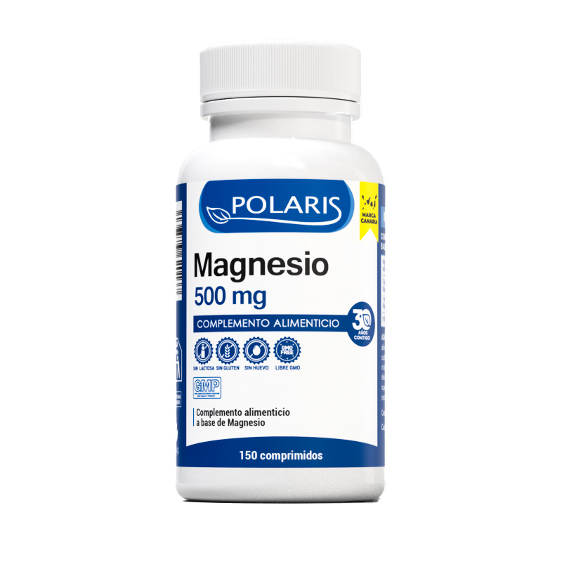 Magnesio 500 Mg 150 Comprimidos Polaris