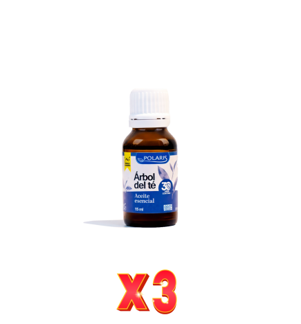 Pack de 3 unidades Arbol Del Te Aceite Esencial 15 Ml Polaris