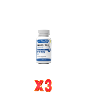 Pack de 3 unidades Curcoflex Formula Liposomado 60 Tabletas Polaris