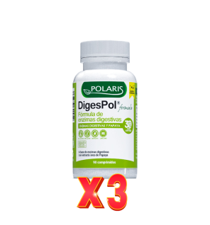 Pack de 3 unidades Digespol® Formula 90 Comprimidos Polaris