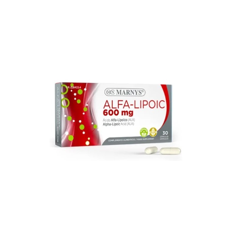 Alfa-Lipoic 600 Mg 30 Cápssulas Marnys