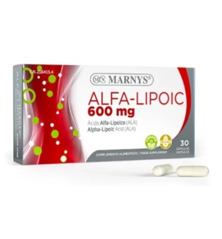 Alfa-Lipoic 600 Mg 30 Cápssulas Marnys