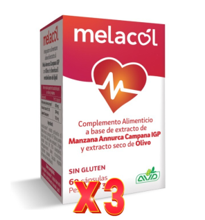 Pack de 3 unidades AVD Melacol 60 Cápsulas AVD Reform