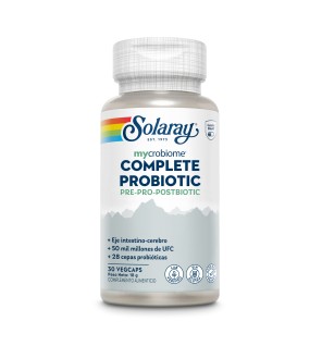Complete Probiotic 30 Cápsulas Vegetales Solaray