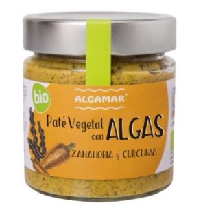 Pate De Algas Zanahoria Y Curcuma 180 Gramos Bio Algamar