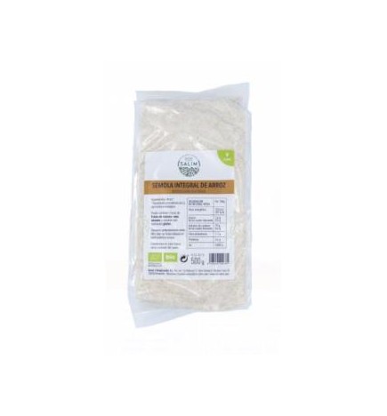 Semola De Arroz Integral 500 Gramos Bio Vegan Eco Salim