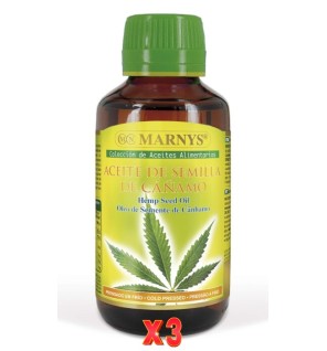 Pack de 3 unidades Aceite De CannabisBotella 125 Ml Marnys