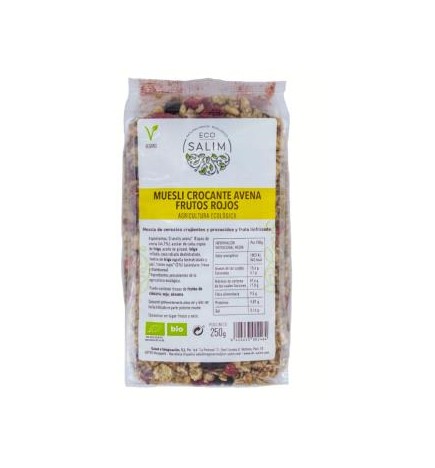Biomuesli Crocante Avena F.Rojos Bio 250 Gr Eco Salim