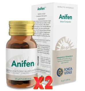 Pack de 2 unidades Anifen (Ánice Composto) 25 G Forza Vitale