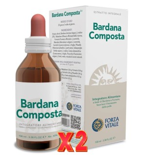 Pack de 2 unidades Bardana Composta 100 Ml Forza Vitale