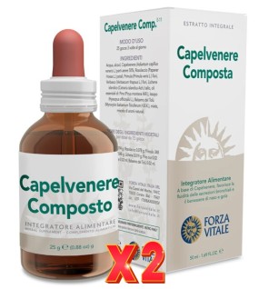 Pack de 2 unidades Capelvenere Composto 50 Ml Forza Vitale