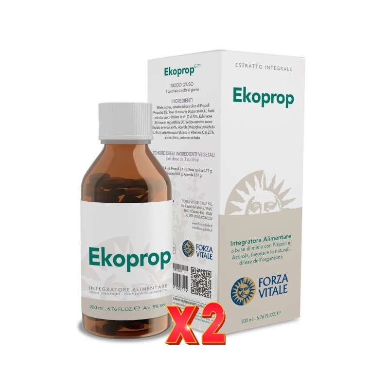 Pack de 2 unidades Ekoprop 200 Ml Forza Vitale Pack de 2 unidades Ekoprop 200 Ml Forza Vitale