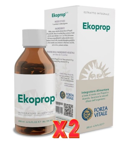 Pack de 2 unidades Ekoprop 200 Ml Forza Vitale