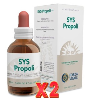 Pack de 2 unidades Sys Propoli (Propóleo) 50 Ml Forza Vitale