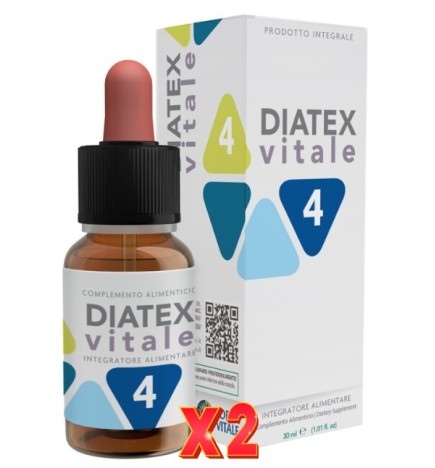 Pack de 2 unidades Diatex Vitale 4 (Cola De Caballo Y Mezclas Espagíricas) 30 Ml Forza Vitale