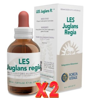 Pack de 2 unidades Les Juglans Regia (Nogal) 50 Ml Forza Vitale