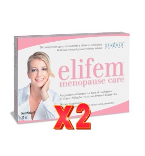Pack de 2 unidades Elifem 30 Comprimidos Glauber Pharma