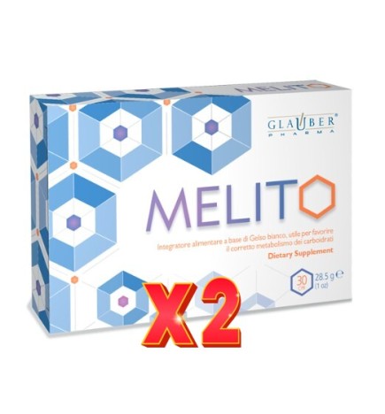 Pack de 2 unidades Melito 30 Comprimidos Glauber Pharma