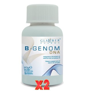 Pack de 2 unidades B-Genom Dna 60 Comprimidos Glauber Pharma