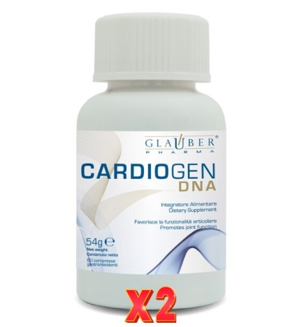 Pack de 2 unidades Cardiogen 60 Comprimidos Glauber Pharma