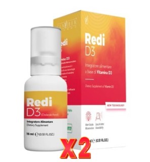 Pack de 2 unidades Redi D3 15 Ml Glauber Pharma