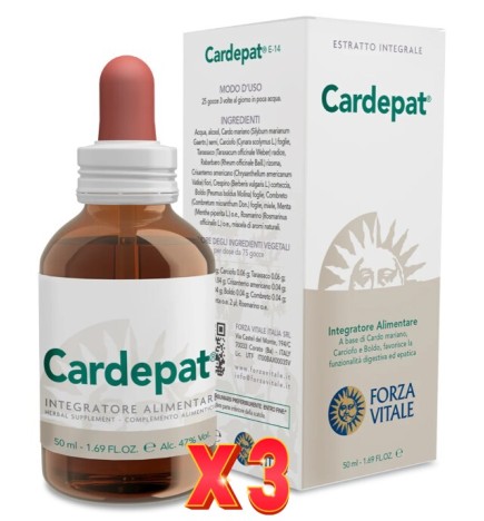 Pack de 3 unidades Cardepat 50 Ml Forza Vitale