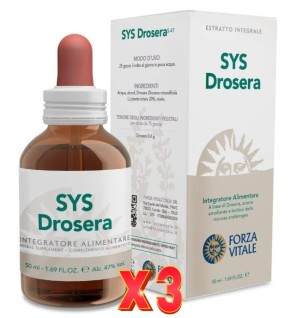 Pack de 3 unidades Sys Drosera 50 Ml Forza Vitale